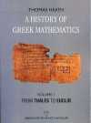 A History Of Greek Mathematics & Volume 1 From Thales To Euclid
