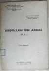 Abdullah ibn Abbas / F. Buhl'e Reddiye (Kod:6-G-1)