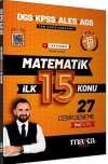 DGS KPSS ALES MEB-AGS Matematik Youtube Hocam İlk 15 Konu 27 Deneme Çözümlü