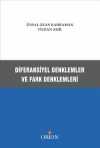 Diferansiyel Denklemler ve Fark Denklemleri