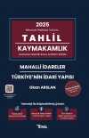 Tahlil  Mahalli İdareler ve Türkiye'nin İdari Yapısı Konu Anlatım Kitabı