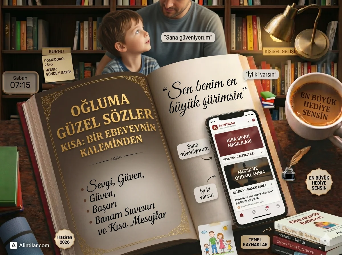 Oğluma Güzel Sözler Kısa: Bir Babanın veya Annenin Kaleminden - Dijital Kitaplık
