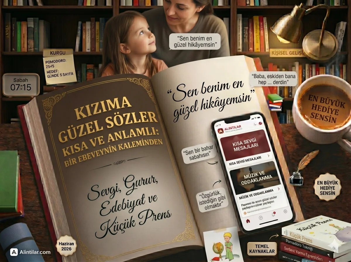 Kızıma Güzel Sözler Kısa ve Anlamlı