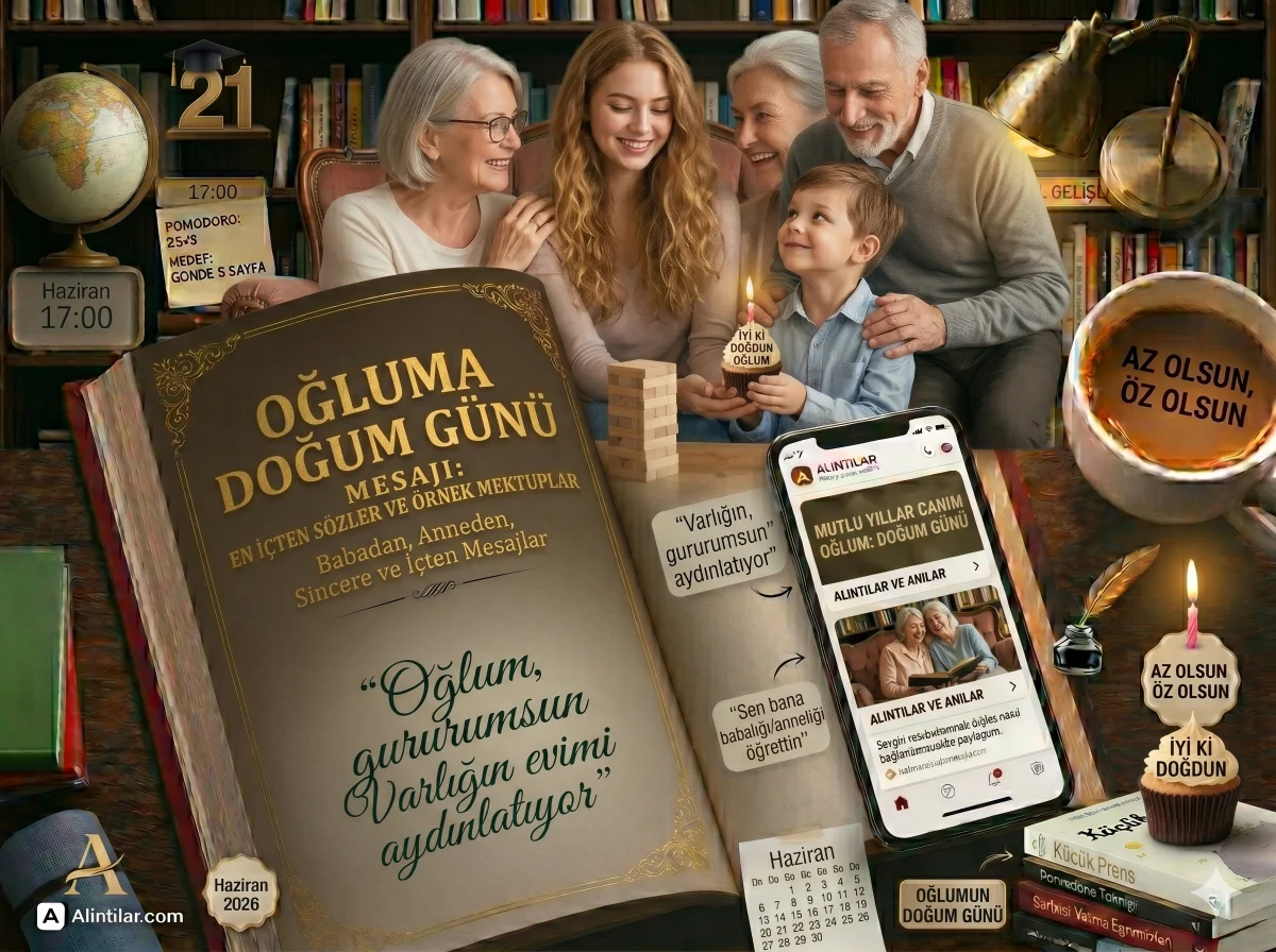 Oğluma Doğum Günü Mesajı: En İçten Sözler ve Örnek Mektuplar - Dijital Kitaplık